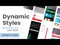 NativeScript Angular Movies App UI - Dynamic Styling with NGXS Speed Code