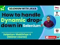 Session 19 Master Selenium - Java How to handle Dynamic drop-down in Selenium