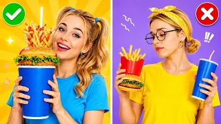TRIK MAKANAN PINTAR! 🍔🍟 Trik Fast Food Keren dari 123 GO!
