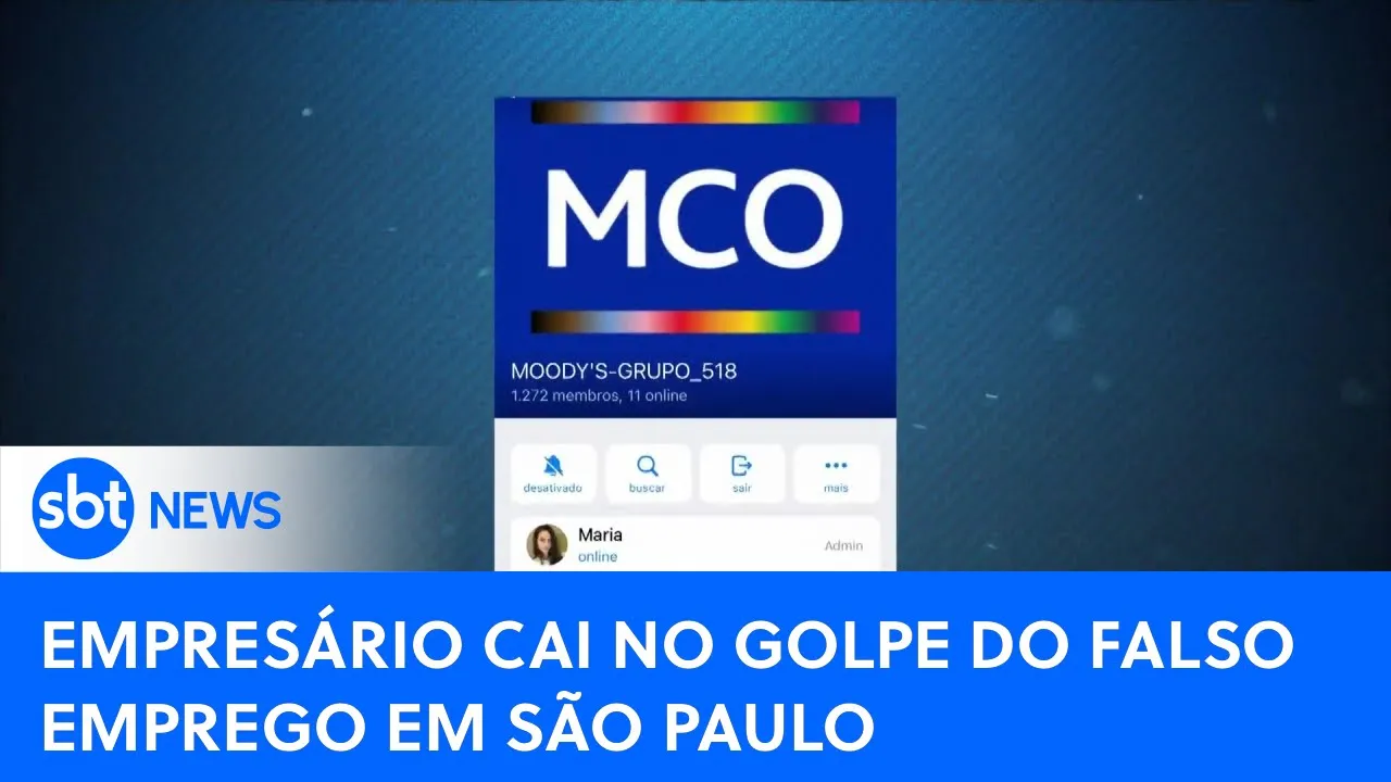 Empresário perde cerca de R$ 7 mil em golpe do falso emprego em SP | #SBTNewsnaTV (25/07/23)