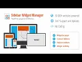 Sidebar Widget Manager for WordPress Codecanyon Scripts and Snippets