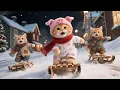 Lagu Adorable Ginger Kitten Brings Joy to Little Kittens on Christmas Night When Mama Cat Is Asleep ✨🎄🐱