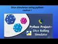 Dice simulator Python project