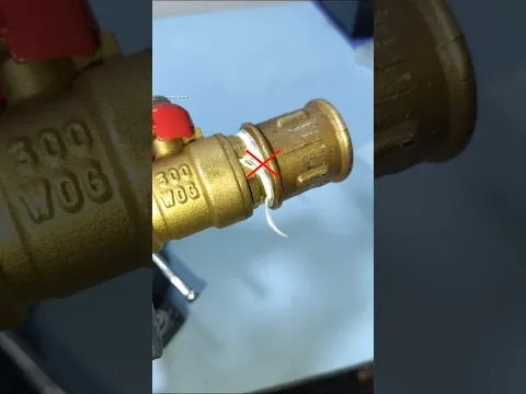 Great DIY Plumbing Trick! How to Wrap Sealing Thread so it Never Leaks #diy #plumbing #tricks #tips