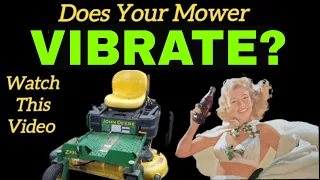 John Deere Z335 Zero Turn Lawn Mower Hit Something and Vibrates also Cuts Uneven Has Bent Spindle