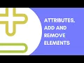 ATTRIBUTES ADD and REMOVE element in JQUERY JQUERY complete course from beginner to advanced