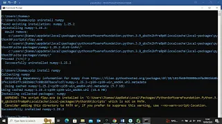 beginners guide learn how to install python libraries using CMD