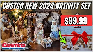 NEW COSTCO 2024 CHRISTMAS NATIVITY SET KIRKLAND NATIVITY UNBOXING REVIEW