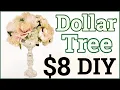 DIY Dollar Tree Wedding Flower Arrangement