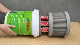 How to make beautiful cement flower pots at home