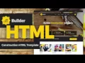 Builder - SImple Construction HTML Template Themeforest Website Templates and Themes