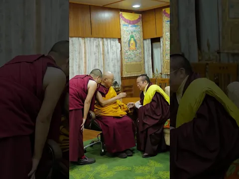 Dalai Lama and Tai situ Rinpoche ✨🙏#song #relaxingmusic #love #peace #dalailamalesson