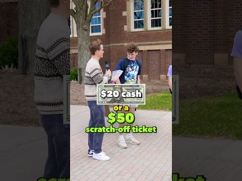 Do you want $20 or $50?