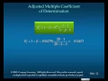 Multiple Regression F test