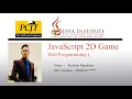 JavaScript 2D Game Development Part2 Java Institute Sheshan Danuksha Playing My Game