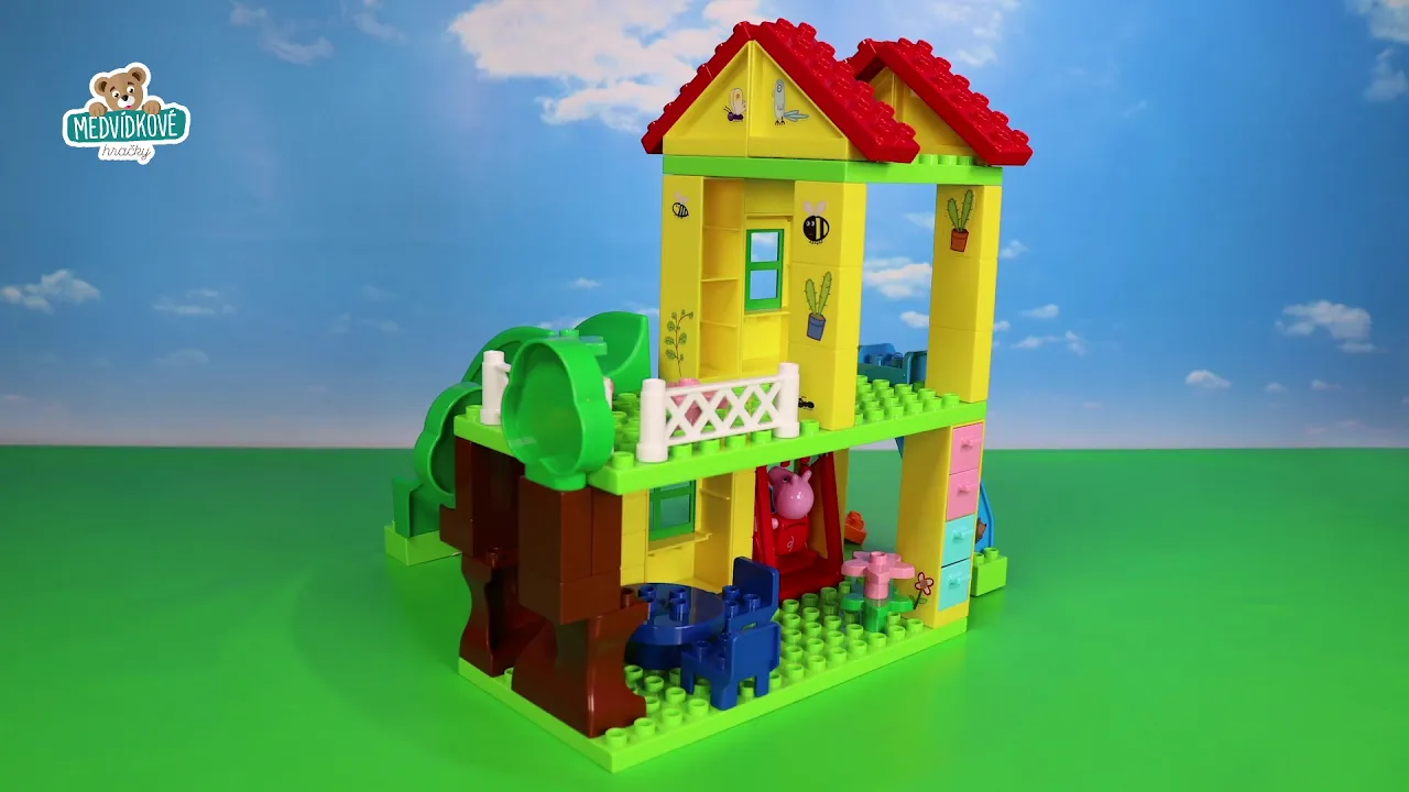 Stavebnice BIG-Bloxx jako lego - Stavebnice Peppa Pig na hřišti Bloxx BIG - 5