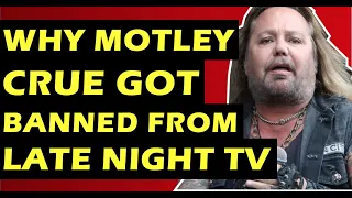 motley crue why they got banned from late night tv u0026 sued nbc