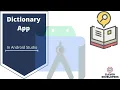 Dictionary Application In Android Studio Full Course with and many more