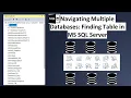 SQL Server for Data Science Finding Tables Across All Databases