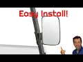 GOLF CART SIDE MIRROR Installation - Step By Step HOW TO DO IT YOURSELF Using BETOOLL Brand