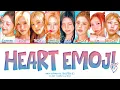 Hearts2Hearts heart emoji Color Coded