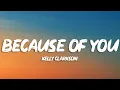 Download Lagu Kelly Clarkson - Because Of You (Lyrics)