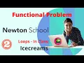 Functional problem in Java Loops Assignment Icecream Newton School Assignment Answer
