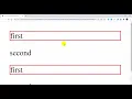 CSS How to select first child of element