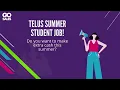TELUS Summer Student Jobs - By Go Sales