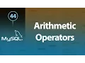 Learn MySQL in Arabic - Arithmetic Operators