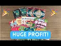 BIG PROFIT on 100 scratch off ticket session from Idaho Lottery Big wins