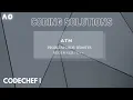 coding solutions codechef ATM HS08TES C lambda zero