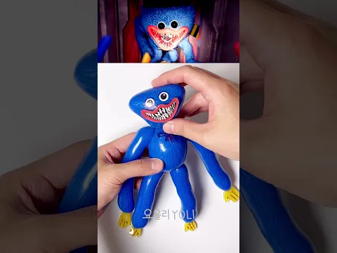 파피 플레이타임 허기워기💙 만들기 파트2 - DIY Poppy Playtime Huggy Wuggy 💙with Nano Tape! part2. #poppyplaytime