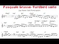 Pascuale Grasso Jazz Guiter Solo Transcription 【Yardbird suite】full
