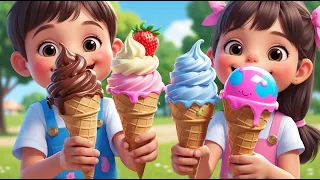 Сладолед лед лед Забавна песничка за сладоледa Детски песнички Ice Cream Kids MONKA 