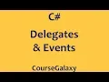 C Delegates and Events tutorial