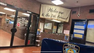 NYPD 7TH PRECINCT GRAFFITI TOUR AROUND LOW ER MANHATTAN NYC LIVE