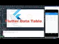 Easy way to create a data table using flutter