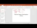 Computational Intelligence PSO Algorithm PSO Process Explained in Part2