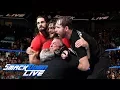 Kurt Angle The Shield lead a Raw raid of SmackDown SmackDown LIVE Nov 14 2017