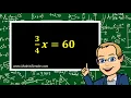 Solving Equations with Fractional Coefficients Expressions Equations Grade 6