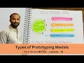 Types of Prototyping Model in Software Engineering Tutorials Lecture 18