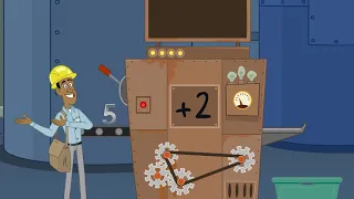 Cartoon for Kids Function machine First Grade Math