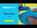 Left-handed crochet How to decrease crochet stitches dec in the round
