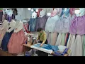 Process of Weaving Silk and Making Traditional Clothing in Korea Hanbok Manufacturing Process