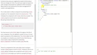 REACT Create a Stateful Component 21