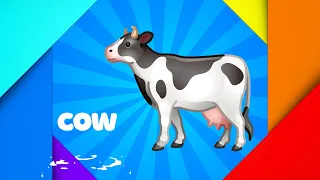 Farm animal name and sound | Learn animal for kids