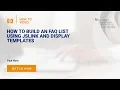 How to Build an FAQ List Using JSLink and Display Templates