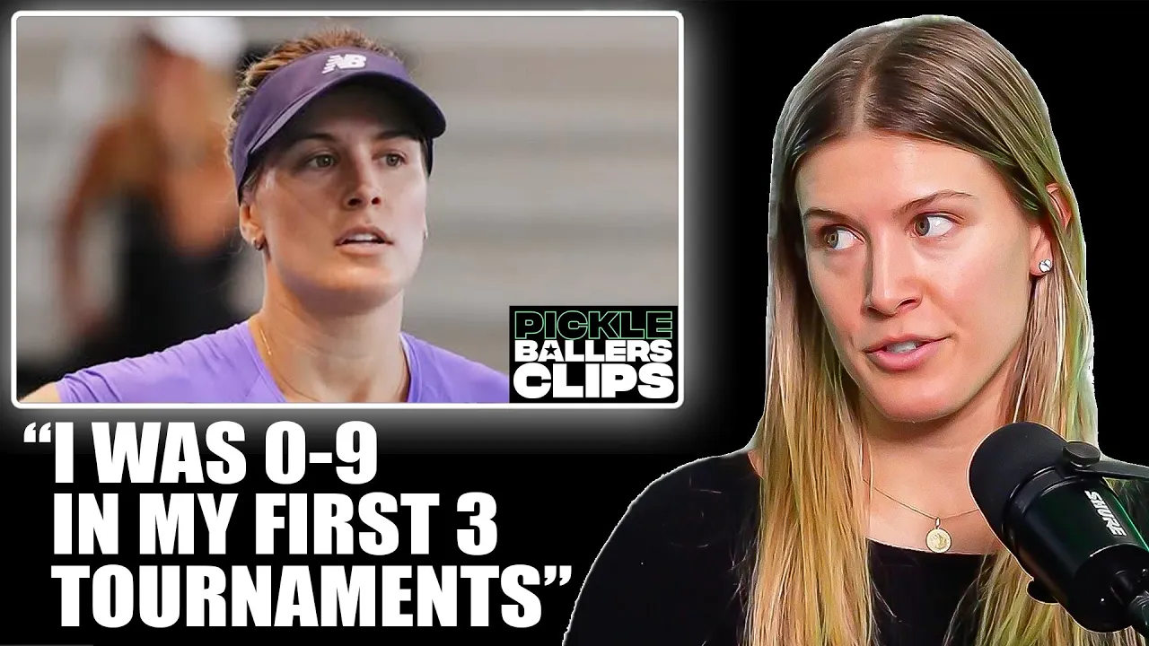 Genie Bouchard on Early Pickleball Struggles & 0-9 Start