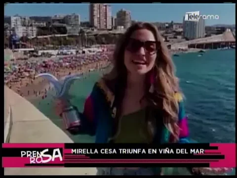Mirella Cesa triunfa en Viña del Mar